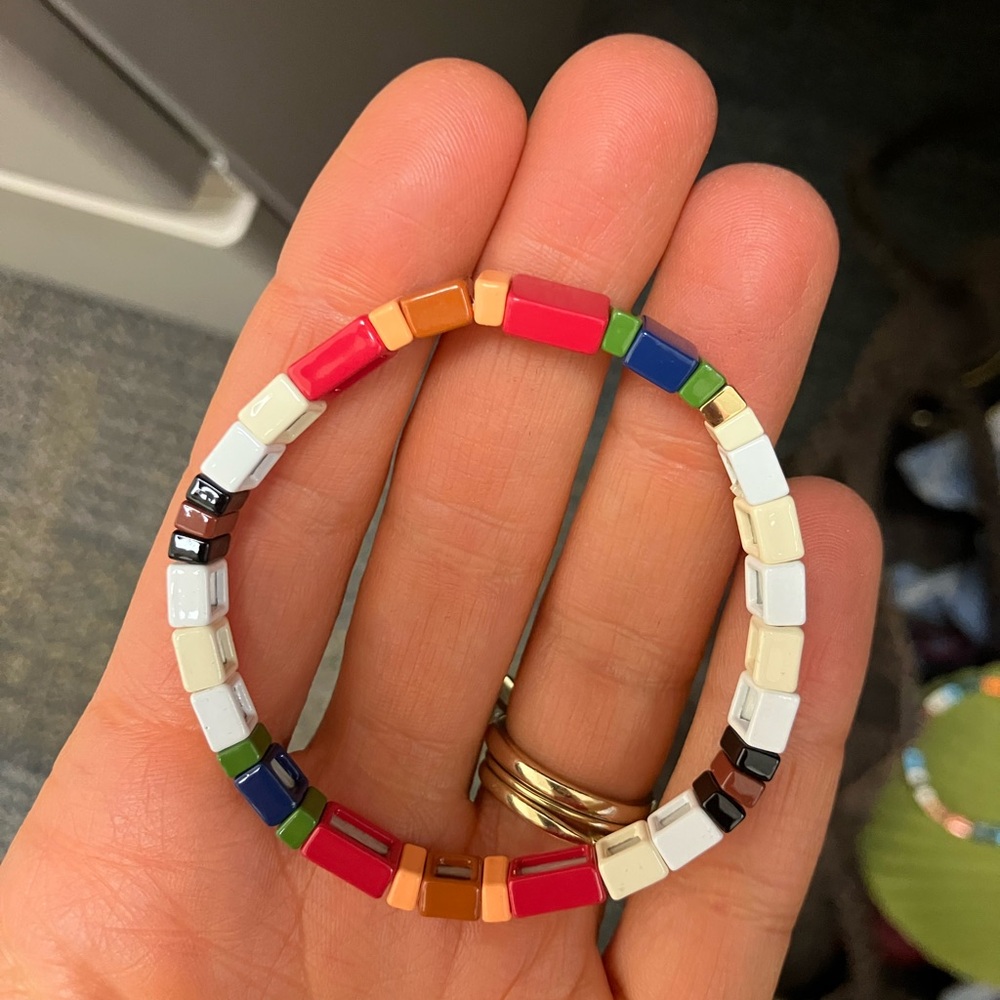 Roxanne Assoulin campfire Bit X Bit Colorful Stretch Bracelet